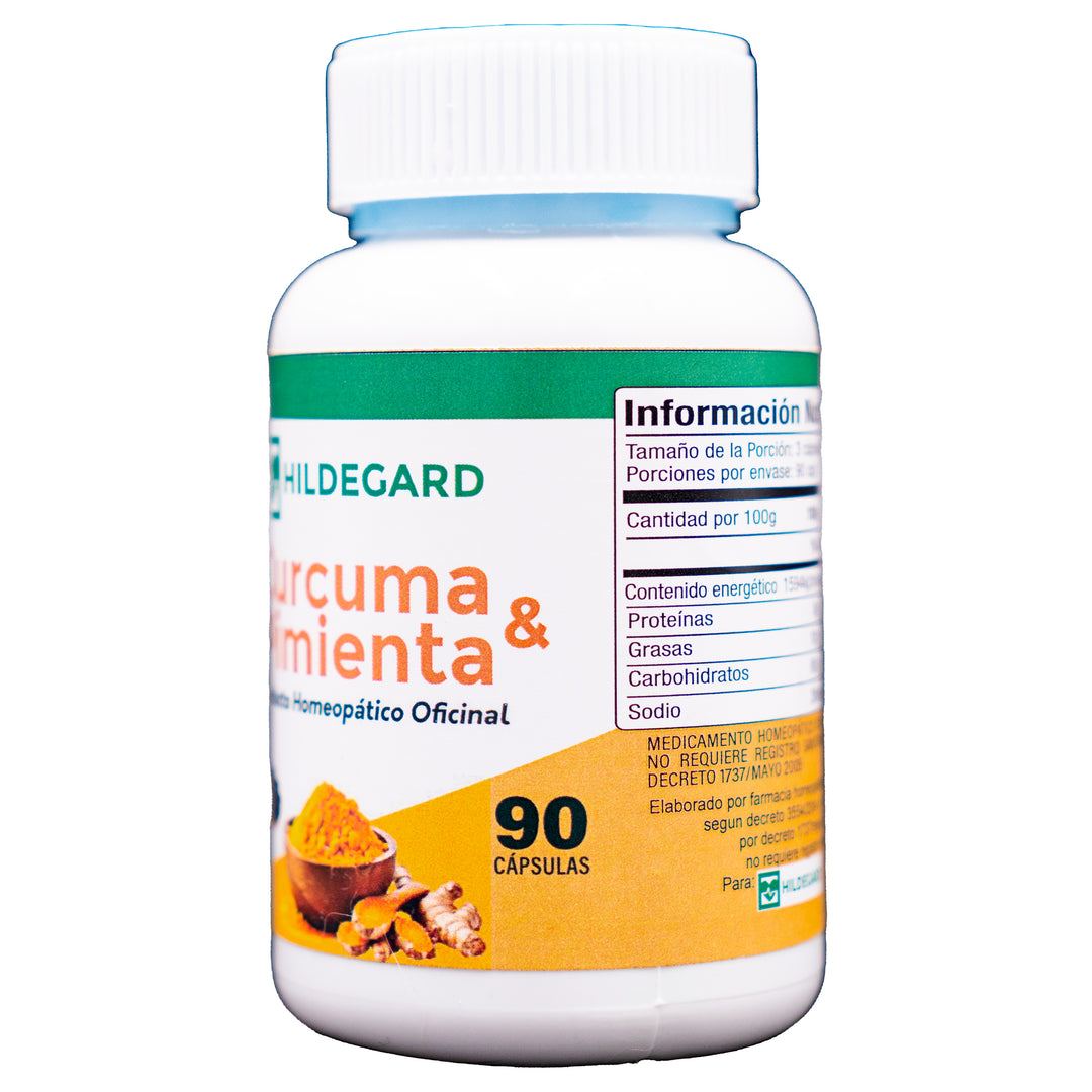 CURCUMA Y PIMIENTA HILDEGARD X90CAP