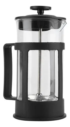 PRENSA FRANCESA PARA CAFÉ/TÉ X350ML VIDRIO Y PASTA NEGRA