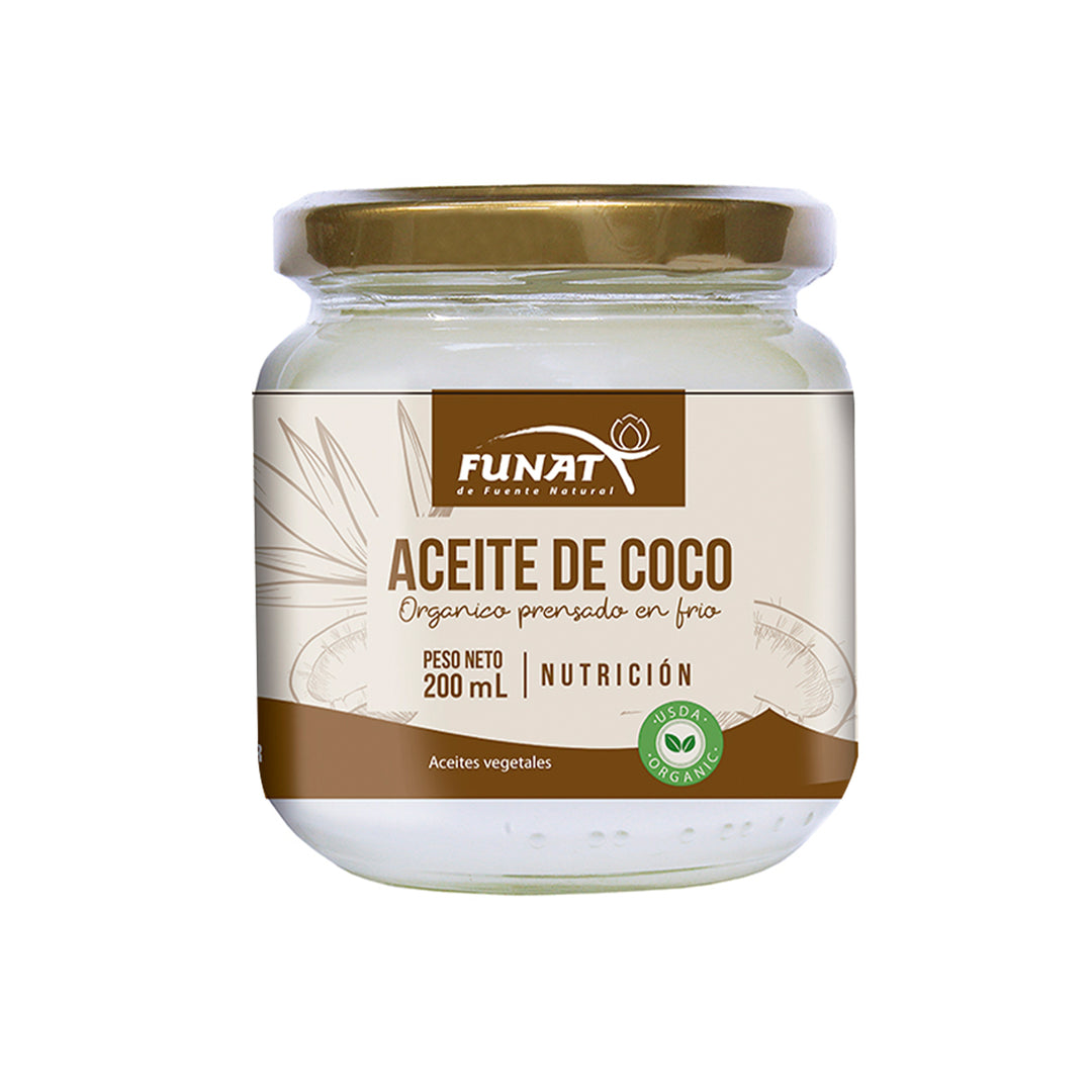 ACEITE DE COCO ORGANICO FUNAT X 200ML