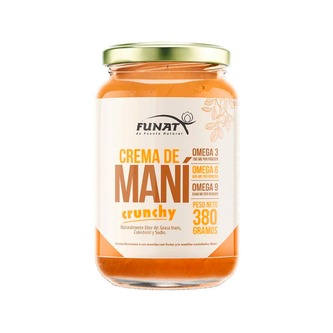 CREMA DE MANI NATURAL CRUNCHY X 360 GR