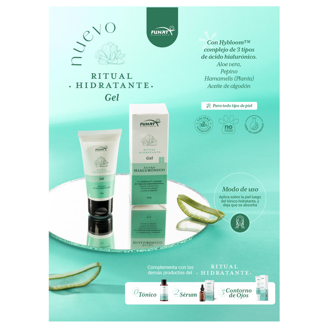 GEL FACIAL HIDRATANTE ÁCIDO HIALURÓNICO