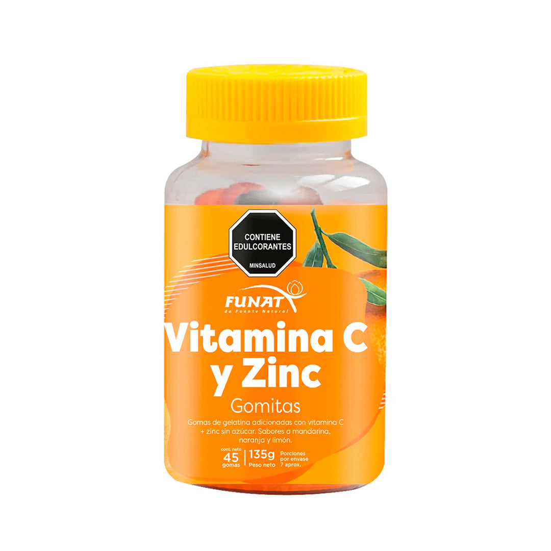 GOMITAS VITAMINA C + ZINC X45 UNIDADES