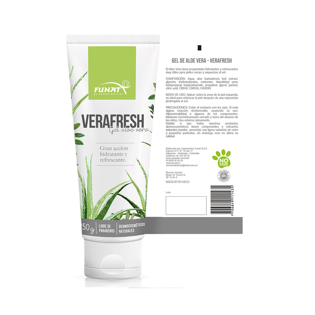 GEL DE ALOE VERA (VERAFRESH) X 250 g